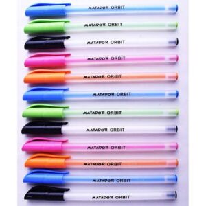 Matador Orbit Ball Pen 12Pcs - Black Ink